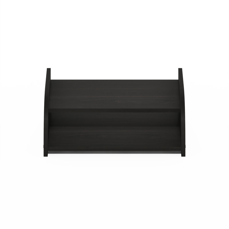 Organisateur de bureau à 2 niveaux Ebern Designs Martelli, blanc, Espresso