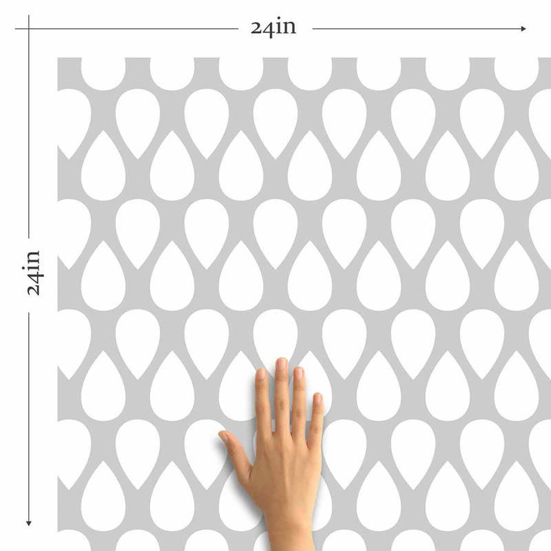 Panneau de papier peint Trellis, L 126 po x l 24 po