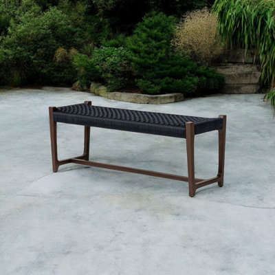 Botyo Solid Wood Teak Outdoor Bench