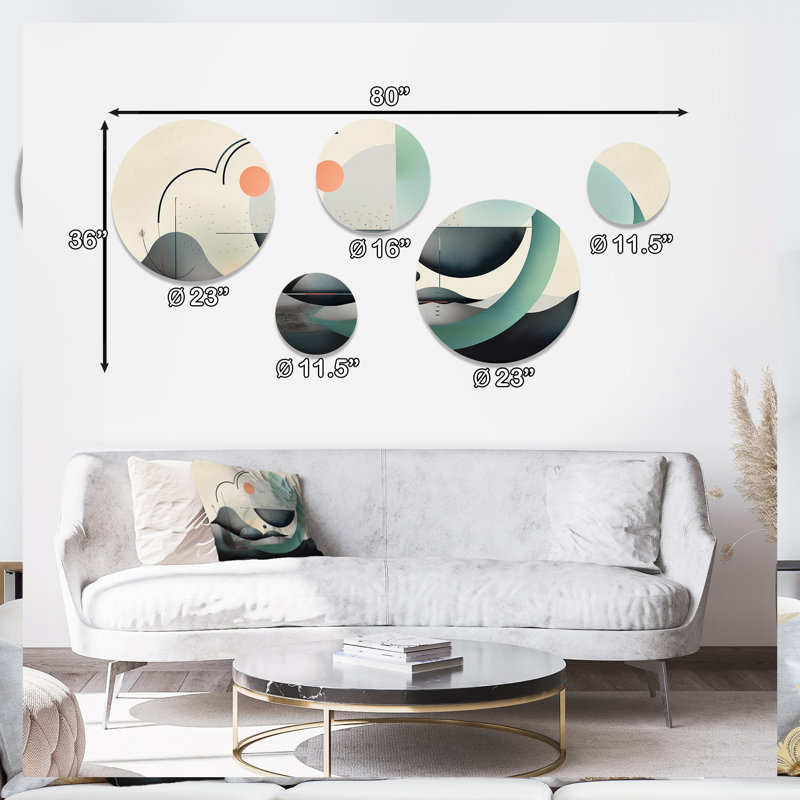 Abstract Wall Decor on Metal