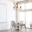 3 - Light Rustic Red Caged Pendant