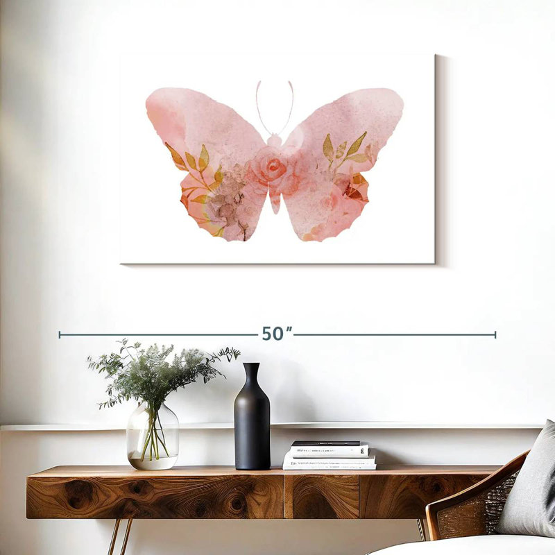 Harnek Meadow Flora Butterfly, H 24 po x l 36 po
