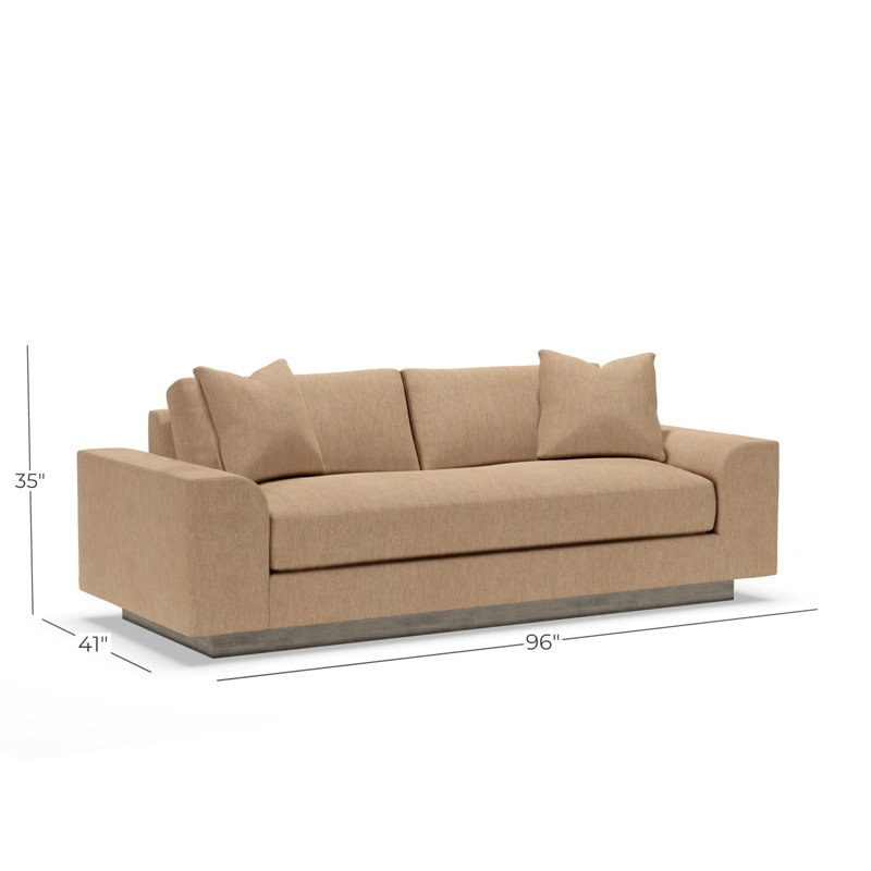 Lana Bench Seat Sofa, Harbor Gray, 2713-16