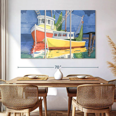 Bateaux de pêche Mehar au quai