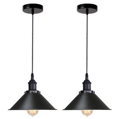 Heriberto 2 - Light Black Single Pendant