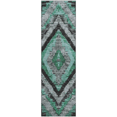 Premium Machine Washable Jakiyra AMF1890 Aztec Rug