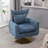 360-Degree Swivel Accent Chair with a Pillow-2068247692