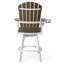 Fauteuil bar pivotant Kevin Adirondack, blanc-130679232-130679245