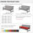 Outdoor 3.5'' Bench Seat Cushion, Available In 5 Sizes-783899168-783899192
