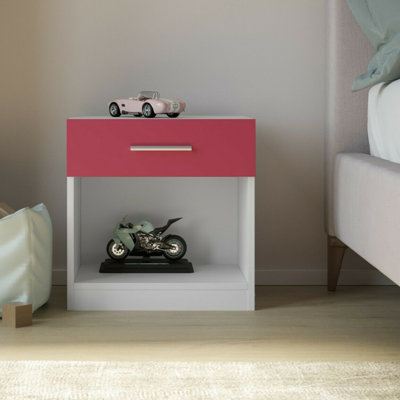 Dwight 45cm W Manufactured Wood Bedside Table