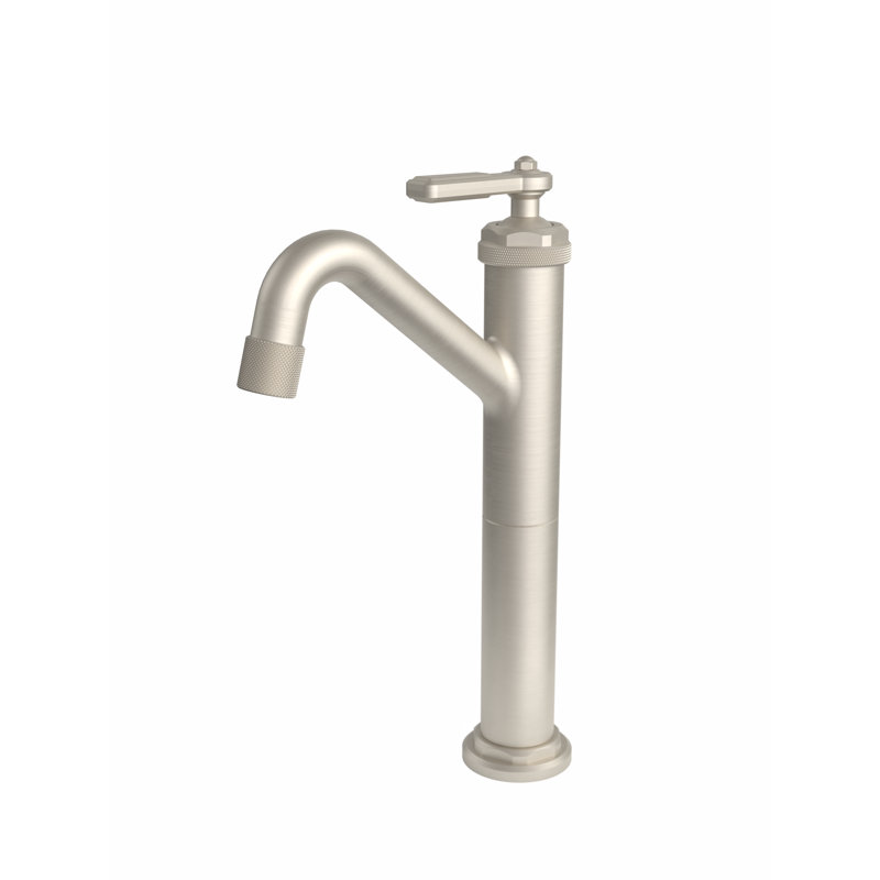 Robinet de lavabo à vasque simple Argonaut, Laiton poli non laqué