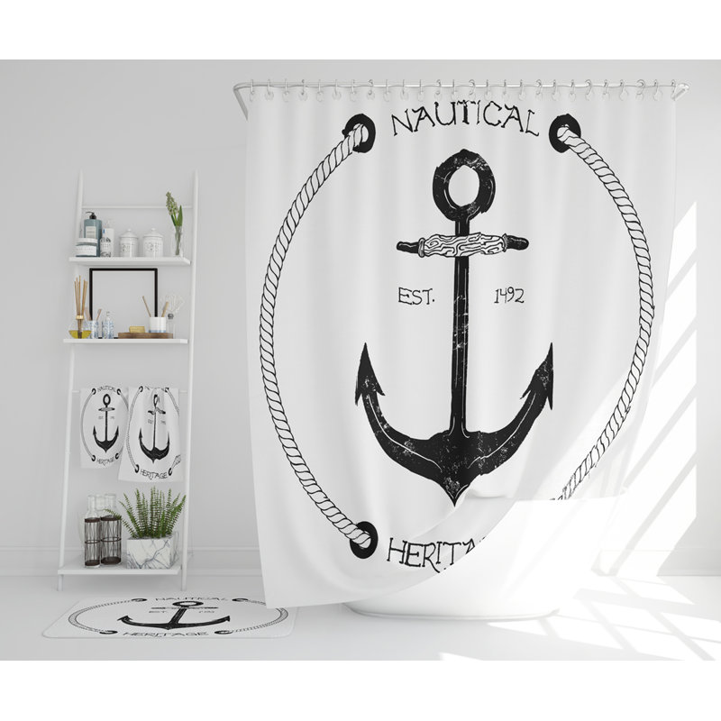 Neaha Polyester Shower Curtain Set