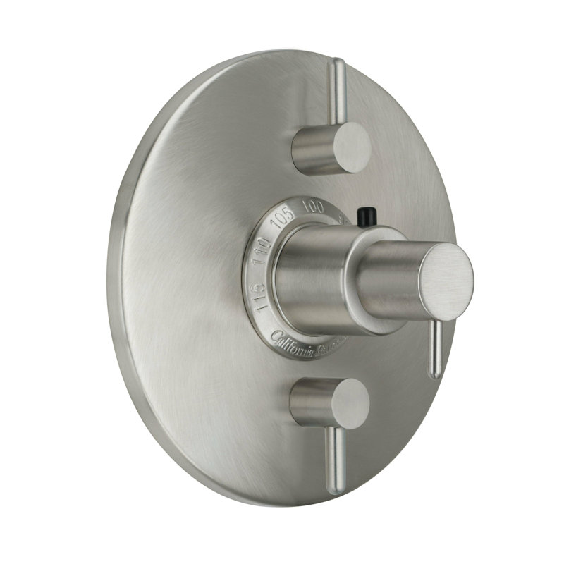Avalon Styletherm Trim Only with Dual Volume Control, Satin Nickel