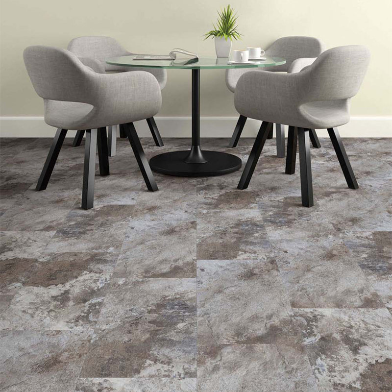 4.7mm Thick 12'' W x 24'' L Vinyl Plank, Satellite