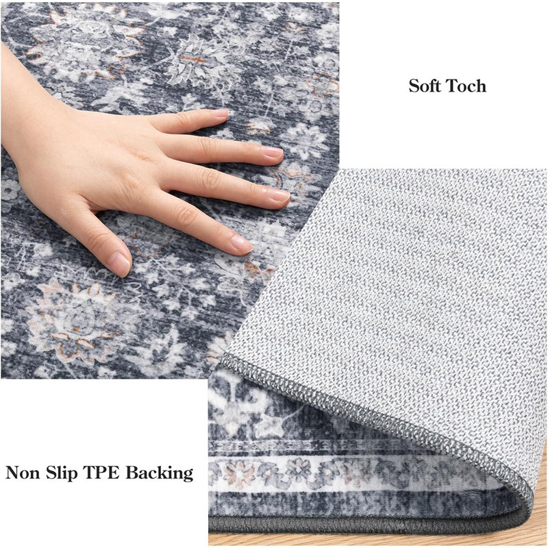 Hallway Runner Rug 12 Ft,Soft Extra Long Entryway Rug Runner Vin...