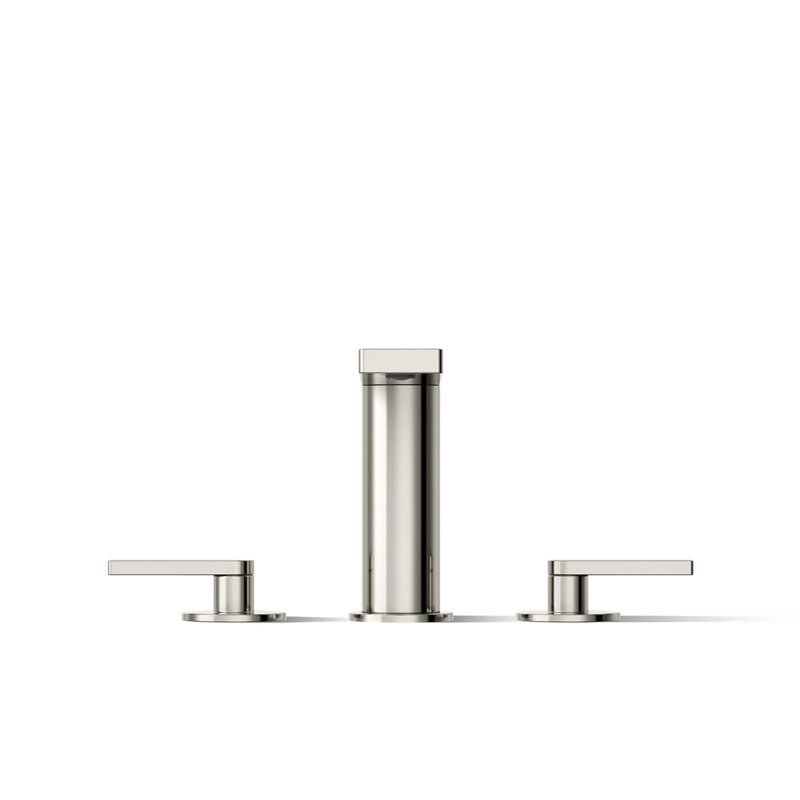 Composed Double Handle Deck Mounted Roman Tub Faucet Trim with Diverter, Vibrant Polished Nickel