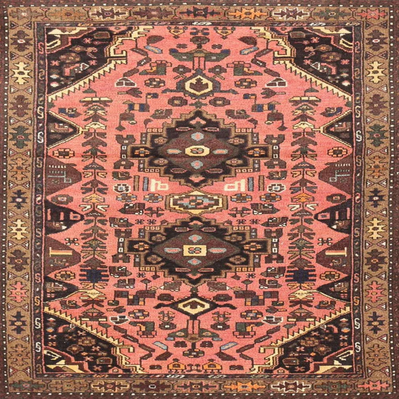 Oriental Indoor Rug, Round 5'