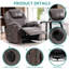 Fauteuil de massage chauffant Zyriana-270212297