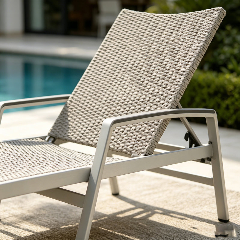 OXTON CHAISE LUNGE (ensemble de 2), Gris
