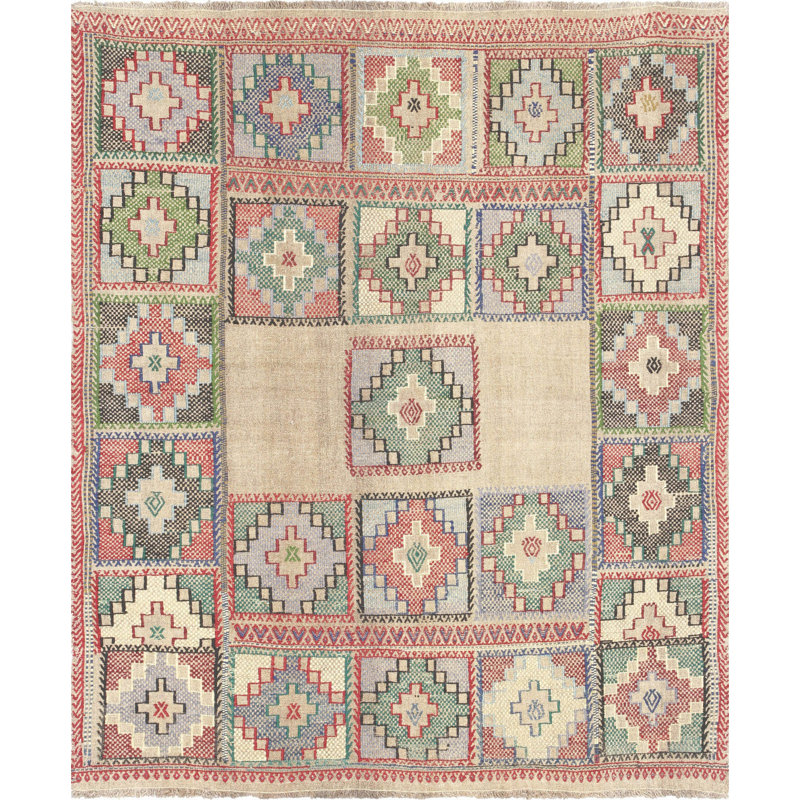 Square One-of-a-Kind 4' X 4'10 Area Rug