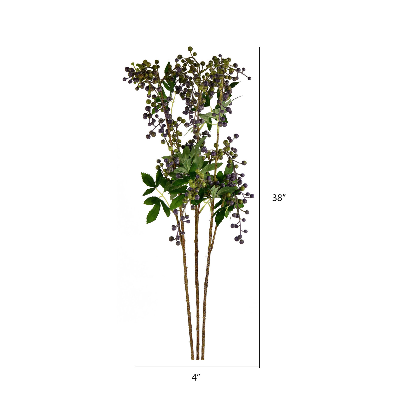 Berry Floral Stems, Violet