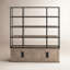 Bibliothèque standard en bois massif Alex H 90 "x l 81,5"
