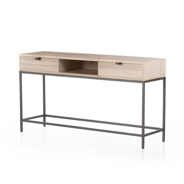 Trey 55'' W Solid Wood Console Table