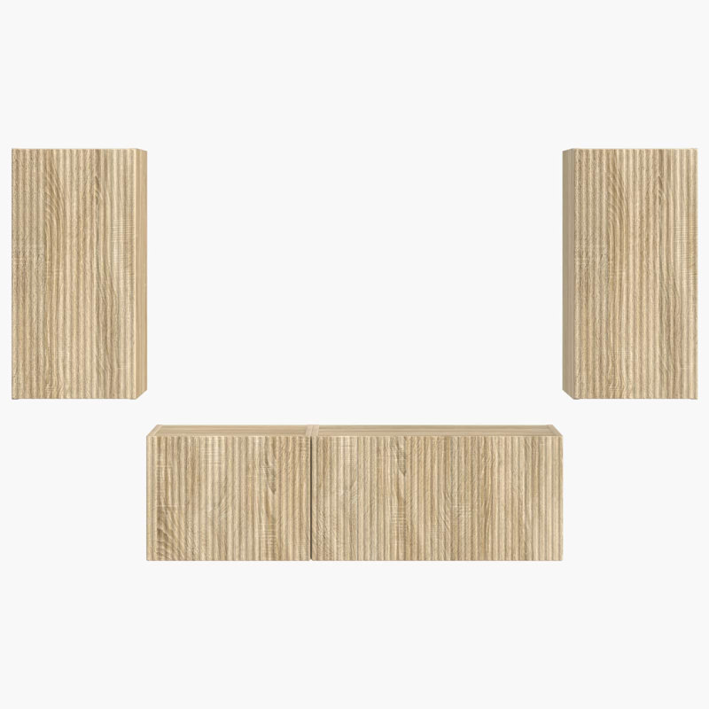 Unfinished Entertainment Centre for TVs up to 60", Sonoma Oak