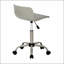 Chaise de bureau pivotante ergonomique à hauteur réglable pour enfants, design contemporain avec aspect cuir et piètement en métal