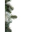 Arbre de Noël artificiel à charnière mince vert / blanc-44722945