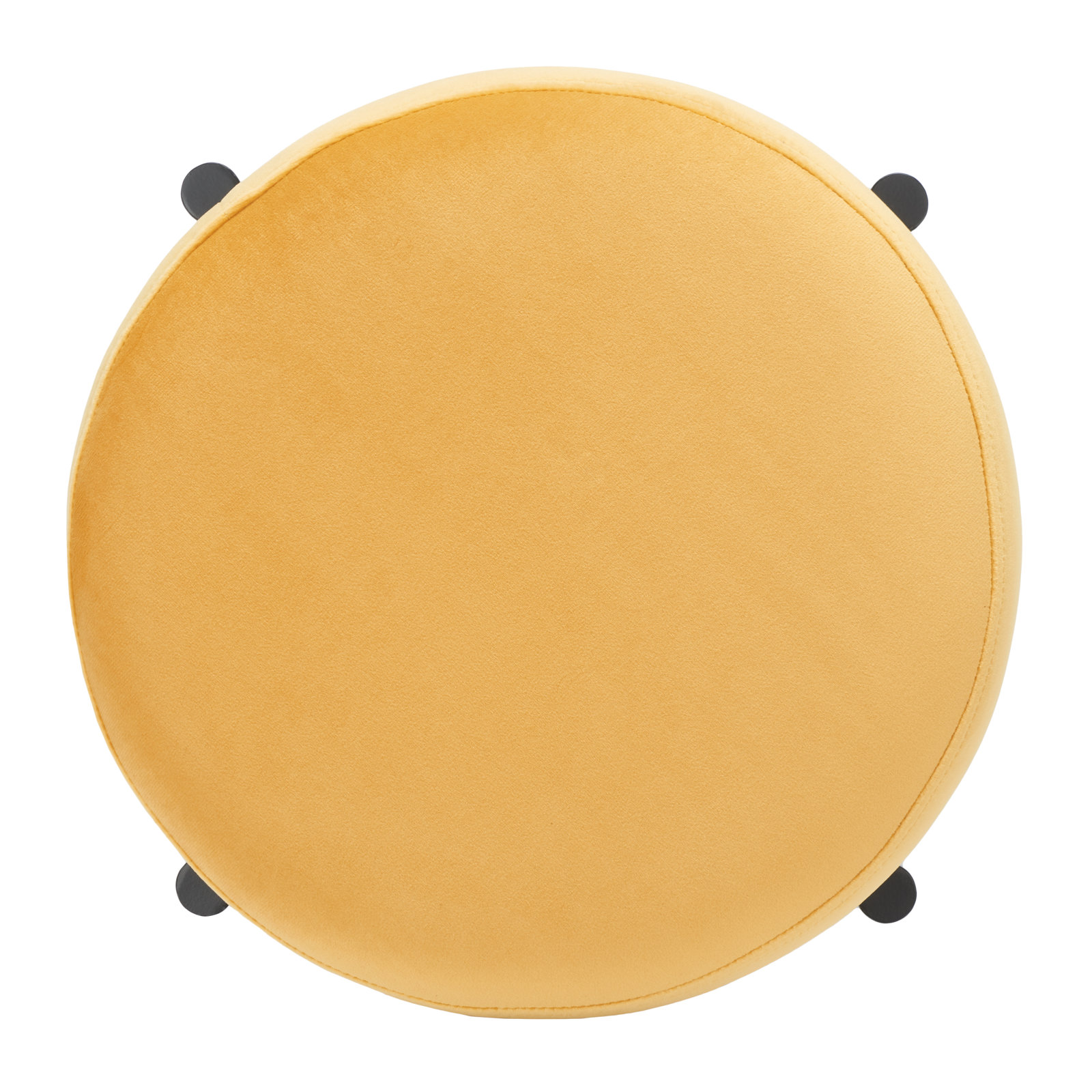 Colombe Bar and Counter Stool, Velvet-Mustard, Bar Stool (30" Seat Height)