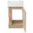 Sangre 18.6" Freestanding Single Bathroom Vanities Set with Left/Right Side Storage,Modern Small Vanity Sinks for Bathrooms-1416793195
