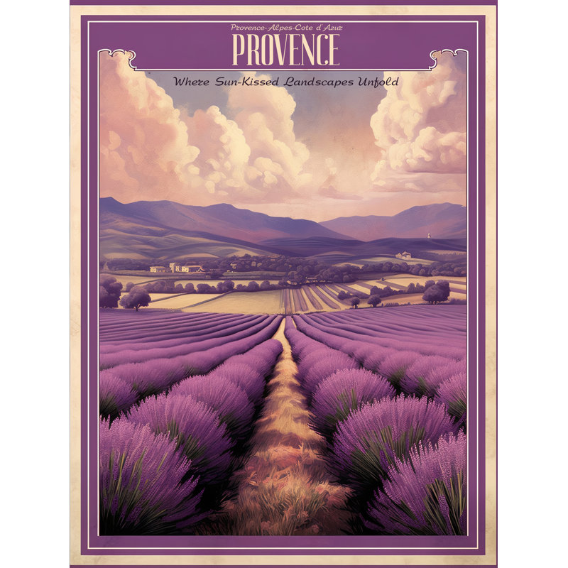 France, Provence - No Frame Print, 30cm H x 21cm W