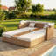 192 cm Long Double Chaise with Cushions