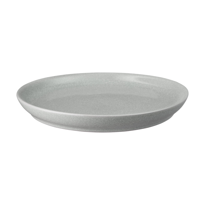 Elements Coupe Dinner Plate, Light Gray