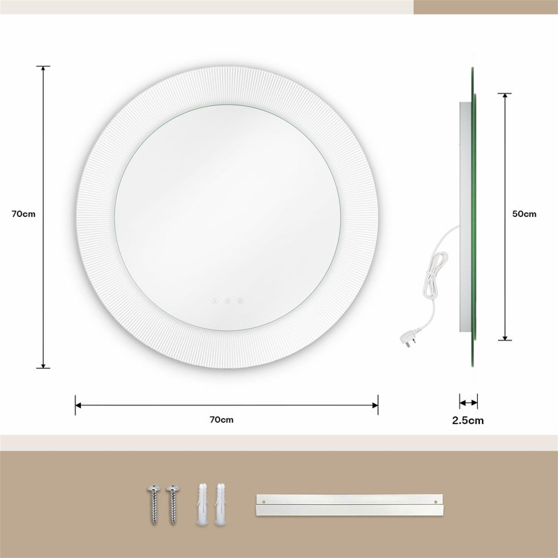 Deerdre Round Mirror