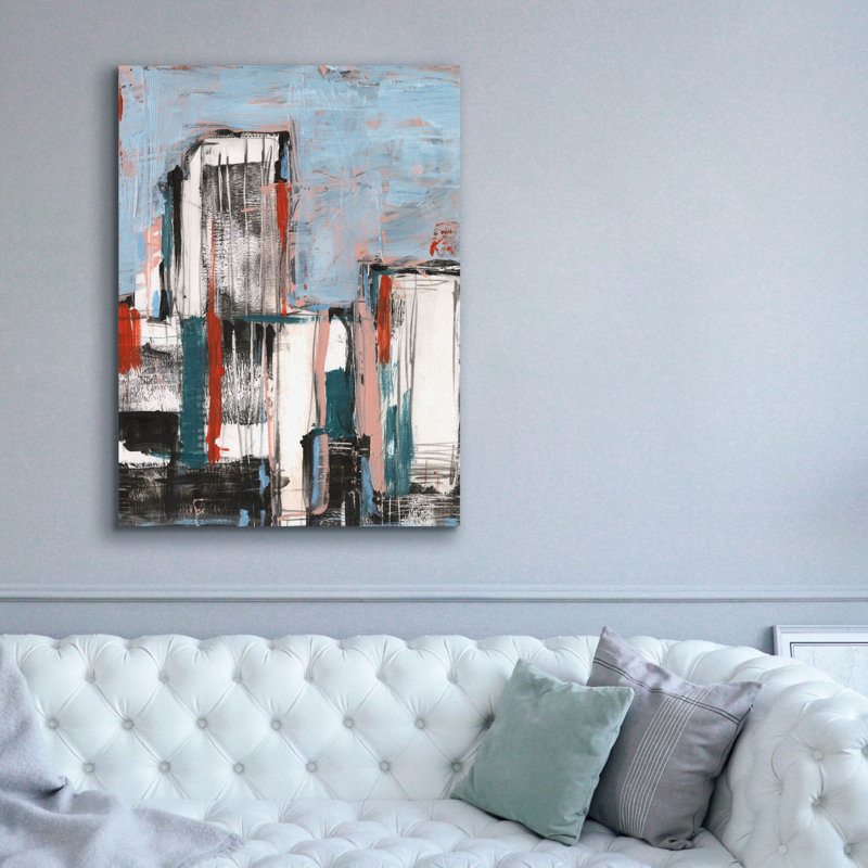  «Bustle 1» par Ethan Harper, art mural sur toile, 40 po x 54 po
