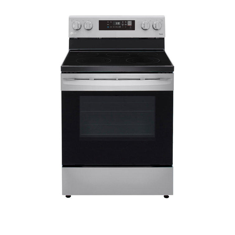 LG 6.3 cu ft. Smart Wi-Fi Enabled Freestanding Electric Range with EasyClean, 30"
