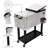 Ktaxon 80 qt. Serving Station / Cart Black and White