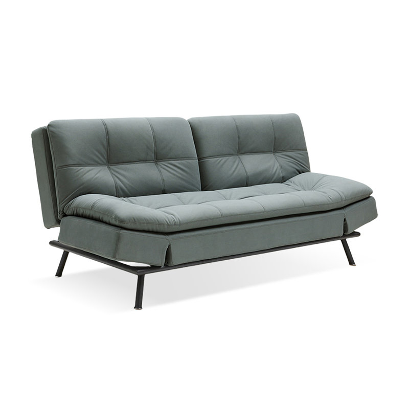 Coussin convertible 78,74 po en polyester gris