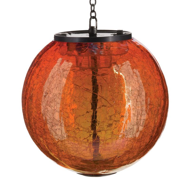 LED Outdoor Pendant, Orange