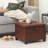Faux Leather Storage Ottoman for Living Room-912883164