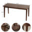 Bureau compact en bois d'hévéa massif Dylen-126137647