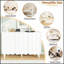 Buffet Minimalist avec 5 pieds en bois massif et buffet-909617430