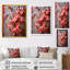 Rose konini fuchsia I - art mural fuchsia-7978029-7978001