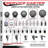 5 Inch SS Polyurethane Swivel Bolt Hole Caster Set with 2 Total Lock Brake-101265180