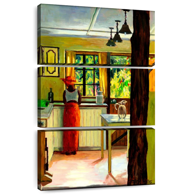 Leisha African Kitchen, 50" H x 32" W
