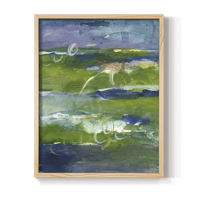 Bales of Colour II Framed Print - Solid Wood, 11" H x 9" W