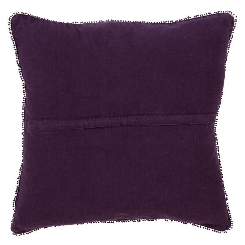 Coussin en lin Garter, Mauve