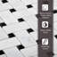 Heritage 1 in. x 2 in. Basketweave Polished Marble Tile-51974527